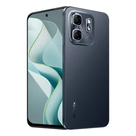 Smartphone Infinix Hot 50i 4GB RAM 256GB 4G Câmera Dupla 48MP Selfie 8MP 5000mAh 6,7 120Hz Preto NFC