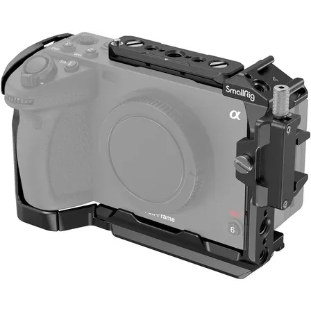 Gaiola de Câmera SmallRig para Sony FX3 e FX30 com Braçadeira de Cabo HDMI e Trilho NATO
