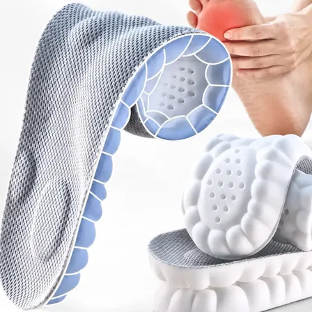 Palmilha De Altissimo Conforto 4d Tênis Sapatos Ortopédica