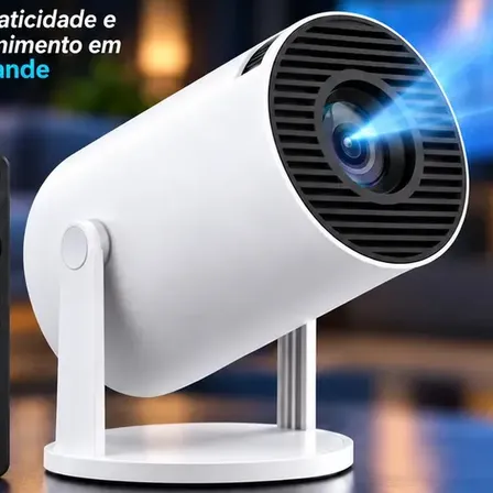 Projetor Portátil Casenn HY300 Smart Android para Filmes e Jogos